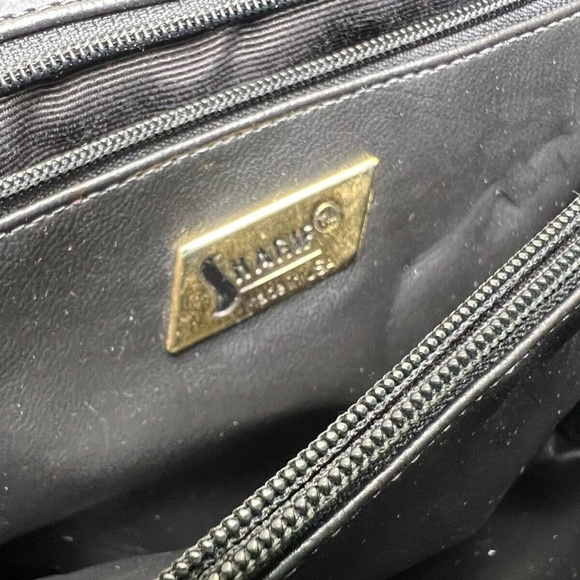 Vntg Sharif Purple Snakeskin Embossed Leather Purse Shoulder Bag Crossbody - Picture 11 of 12